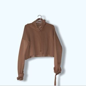 Tan cropped sweater